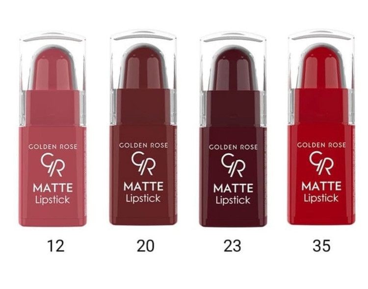 رژ لب جامد مینی گلدن رز مدل مات اورجینال Matte Lipstick