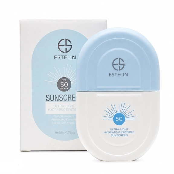 کرم ضد آفتاب بی رنگ استلین SPF 50 حجم 50 میل