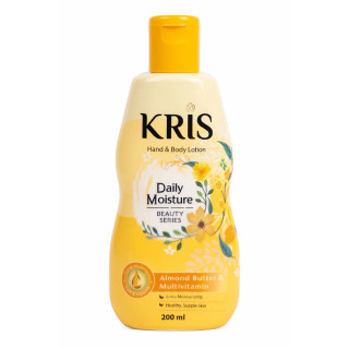 لوسیون دست و بدن کریس Daily Moisture حاوی کره بادام و مولتیویتامین 200 میلیلیتر