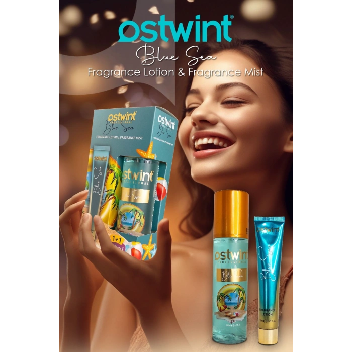ست بادی میست و لوسیون بدن استوینت Ostwint مدل Blue Sea