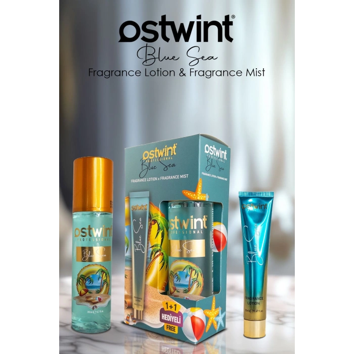 ست بادی میست و لوسیون بدن استوینت Ostwint مدل Blue Sea